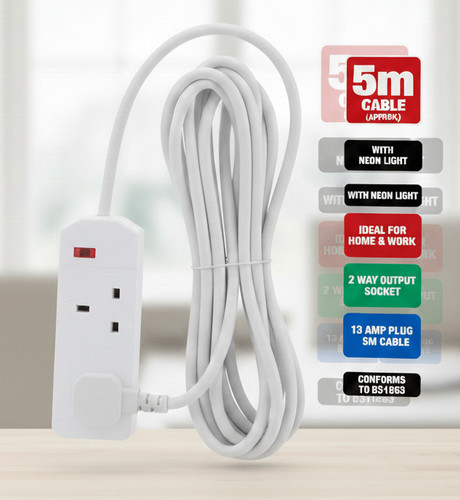 Gang extension lead - 2,
