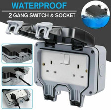 Weatherproof Outdoor Plug 13A