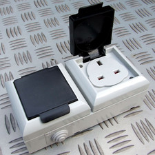 Outdoor Double Plug Socket