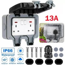 Weatherproof Outdoor 13A 2