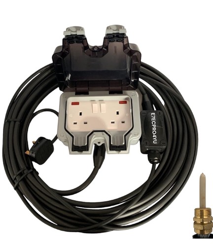 Outdoor double plug socket - outdoor,