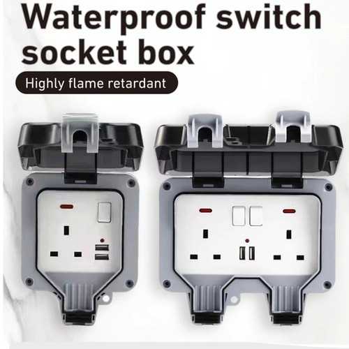 Waterproof outdoor socket - outdoor, uk
