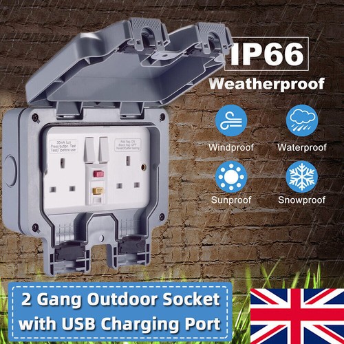 Outdoor plug socket ip66 - plug,